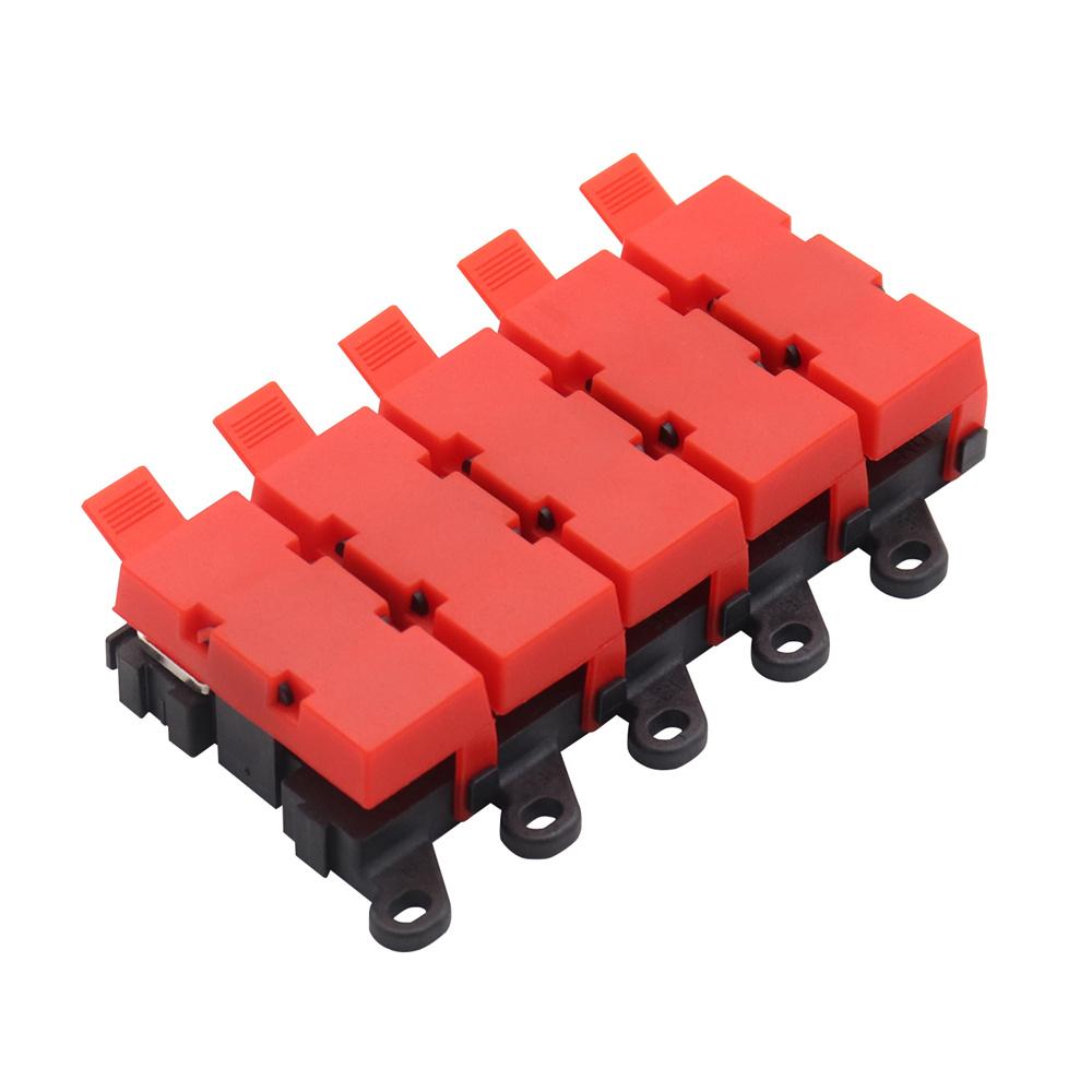 Car Distribution Block 1 in 4 out 4-way Fuse Holder 200A  Multi-pole Fuse Block