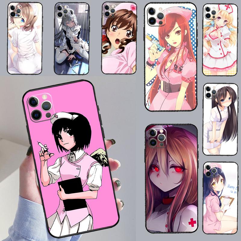 Sexy Anime Nurse Phone Case For Samsung Galaxy S24 S26 Ultra S20 S21 S22 S23 S25 Plus S10 S25 FE Cover Coque
