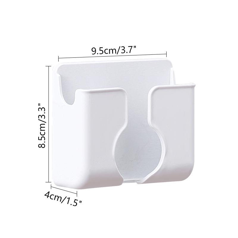 Nástěnný držák na mobilní telefon Univerzální krabička na nabíjení na mobil Organizér Televizní dálkové ovládání Závěsný stojan Držák Nabíjecí dok