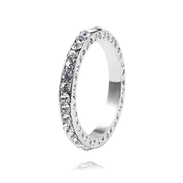 Anel Empilhável Cor Ouro Estilo Europeu Coroa Flor Anel de Dedo Para Mulheres Esposa Joia de Casamento Noivado Oferta Especial