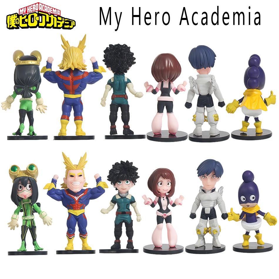 New Anime My Hero Academia Action Figures Midoriya Izuku Bakugou Katsuki Todoroki Shouto Ochaco Uraraka Kirishima Model Toy