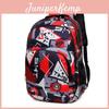 Oxford Backpack Large Capacity Breathable 16in Laptop Sleeve Color Blocking For Travel Students Daily Use