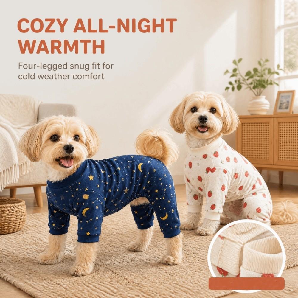 Breathable Dog Anti-hair Loss Clothing Soft Cozy Dog Recovery Suit Dog Pajamas Indoor Outfit