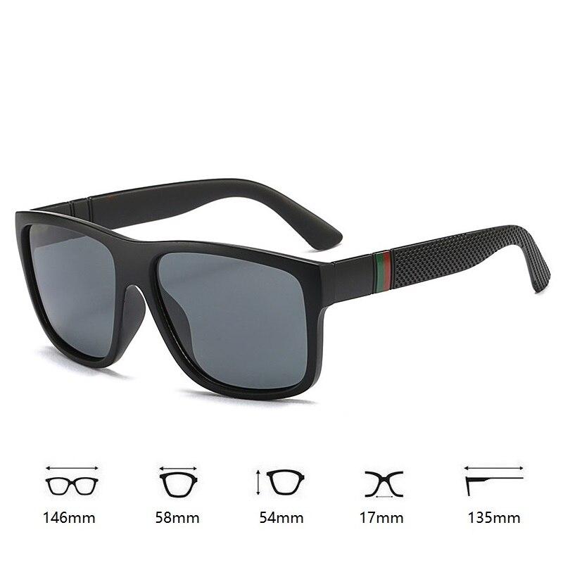 Mode Übergroße Polarisierte Sonnenbrille Männer Frauen Luxus Fahren Angeln Reise Vintage Quadratische Sonnenbrille Für Mann UV400 Brillen