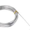 4 Pieces Yards 1mm Aluminum Wire, Round Flexible Rope, Metal Rope for Making Art Garlands, Earrings