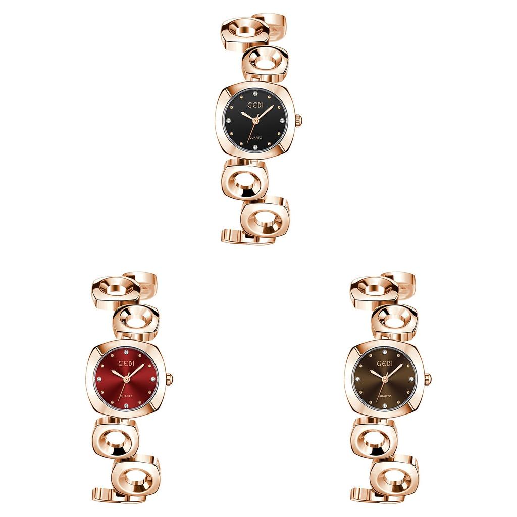 Modern Lady Quartz Watch With Alloy Band And Water Resistance For Casual Wear