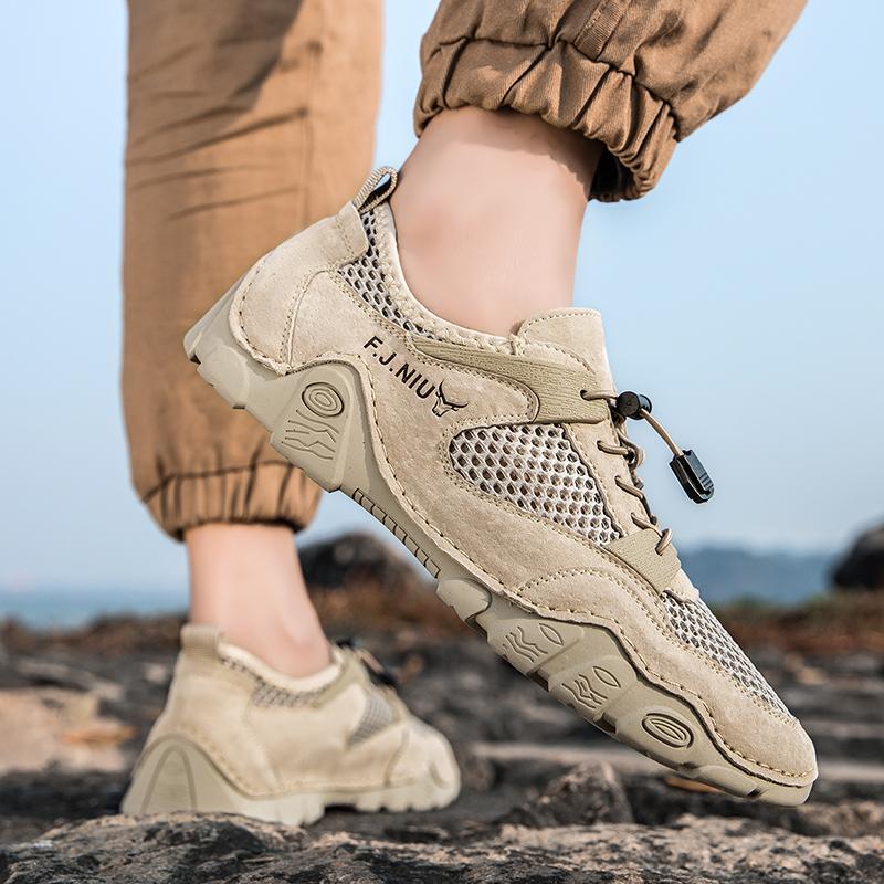 Summer Men Breather Mesh Casual Shoes Men Loafers Comfortable Driving Shoes Moccasins Man Flats Shoes