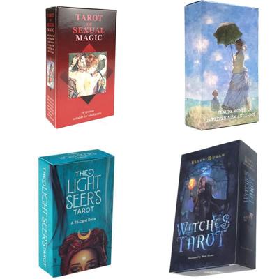 7x12cm Large English Tarot Cards with Instruction Booklet