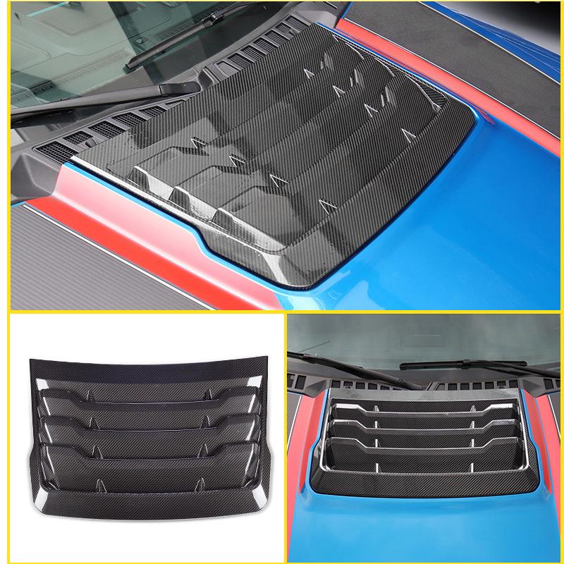 Ford Raptor F150 Engine Hood Real Carbon Fiber Off-Road Exterior Modification