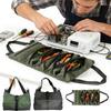 Heavy Duty Roll Up Tool Bag 5 Pocket Handtools Roll Organizer Waterproof Tool Pouch for Handheld Convenience Durable Handbag