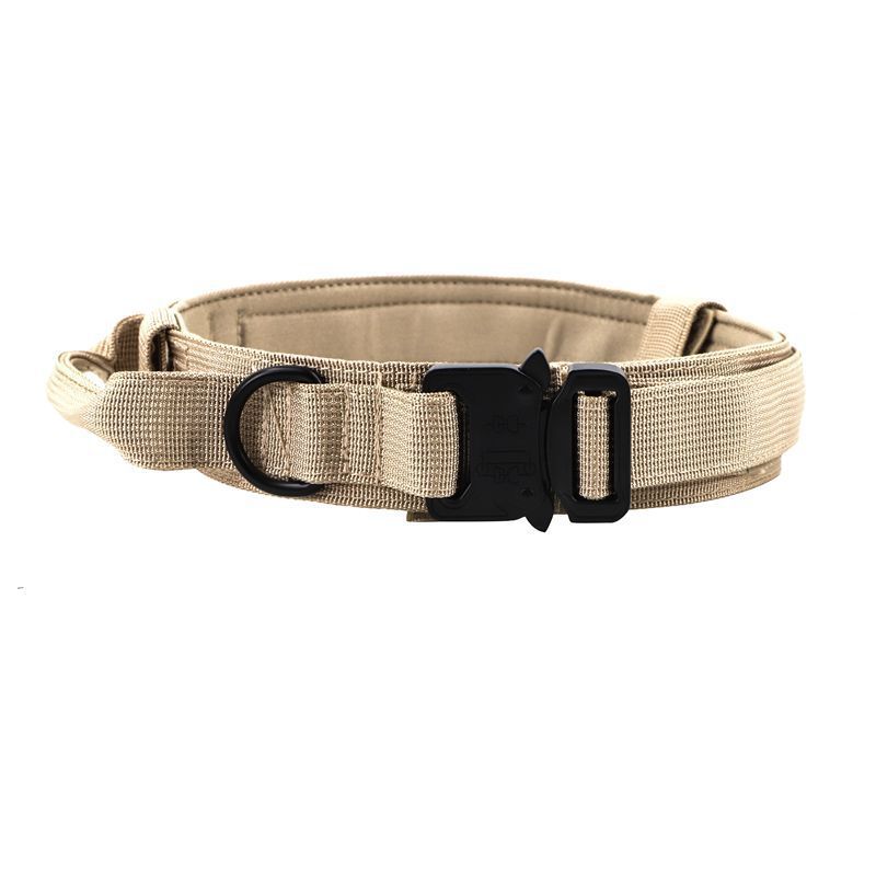 Adjustable Tactical Dogs Collar Traction Rope Military Pets Collars German Shepherd Training Medium Large Dog Pet Accessories