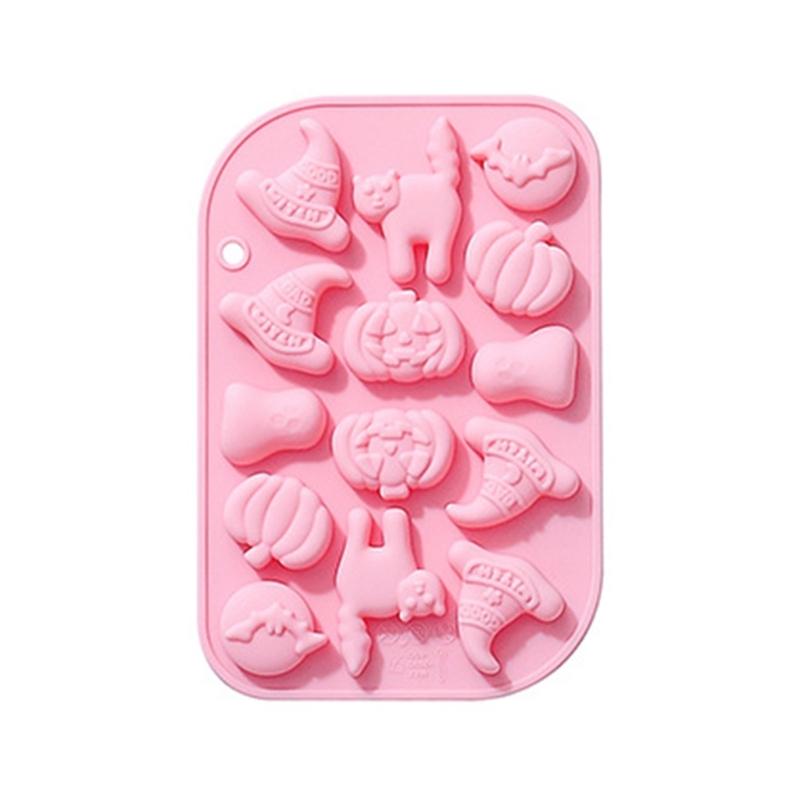 Cat Pumpkin Bat Silicone Mold Cake Decorating Cupcake Chocolate Mold Baking