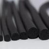 EPDM Foam Rubber Seal Strip for Electrical Cabinets and Furniture (Black)