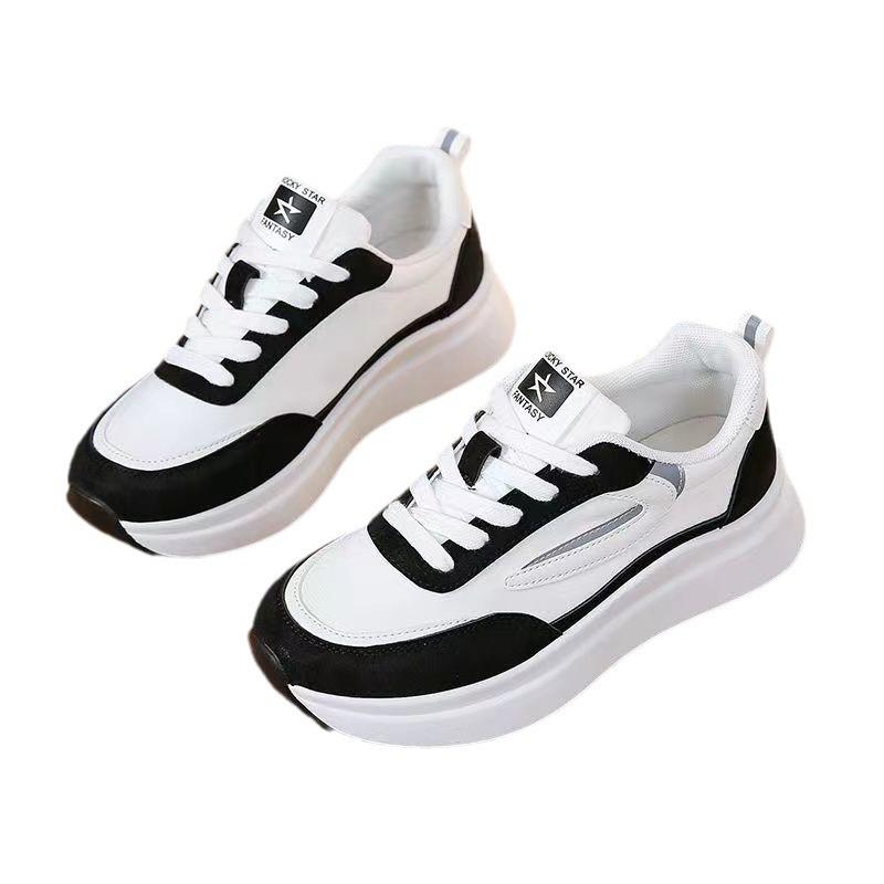 Dad Shoes New Spring and Autumn Student Sports and Leisure Thick-soled Height-increasing Running Shoes