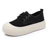 Women's casual thick sole height increasing spring new fashion versatile white shoes simple comfortable daily women's shoes