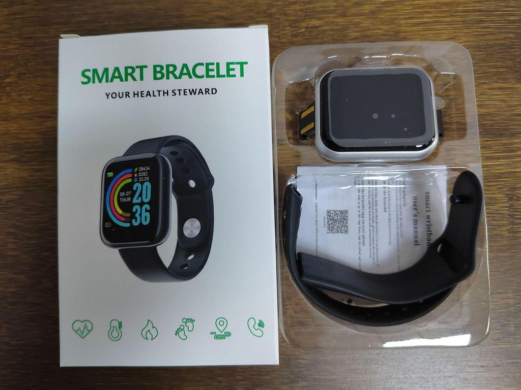 Y68 Smart Bracelet: NFC, Heart Rate, Blood Pressure & Oxygen Monitor, D20 Pedometer, Call Alarm, Waterproof.