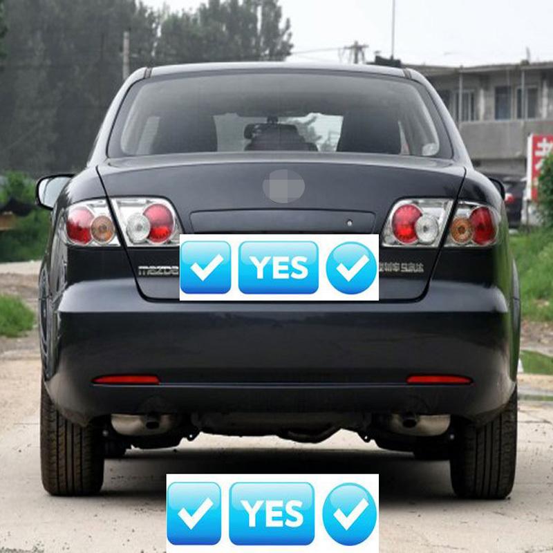 Exhaust Tip Tail Pipe Muffler for Mazda6 Mazda 6 Gg 2003 2005 2006 2007 2008 Metal Trim Car Accessories