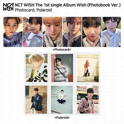 The 1st Single Album WISH Official Photocard Polaroid RIKU YUSHI KPOP