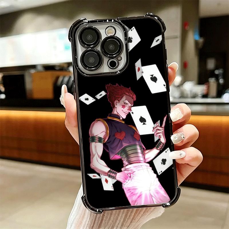 Hunter X-Hunters Hisoka Soft Phone Case For iPhone 15 16 17 Air 14 Pro Max 16E Plus 13 12 Mini Plating Anti-Fall Fundas