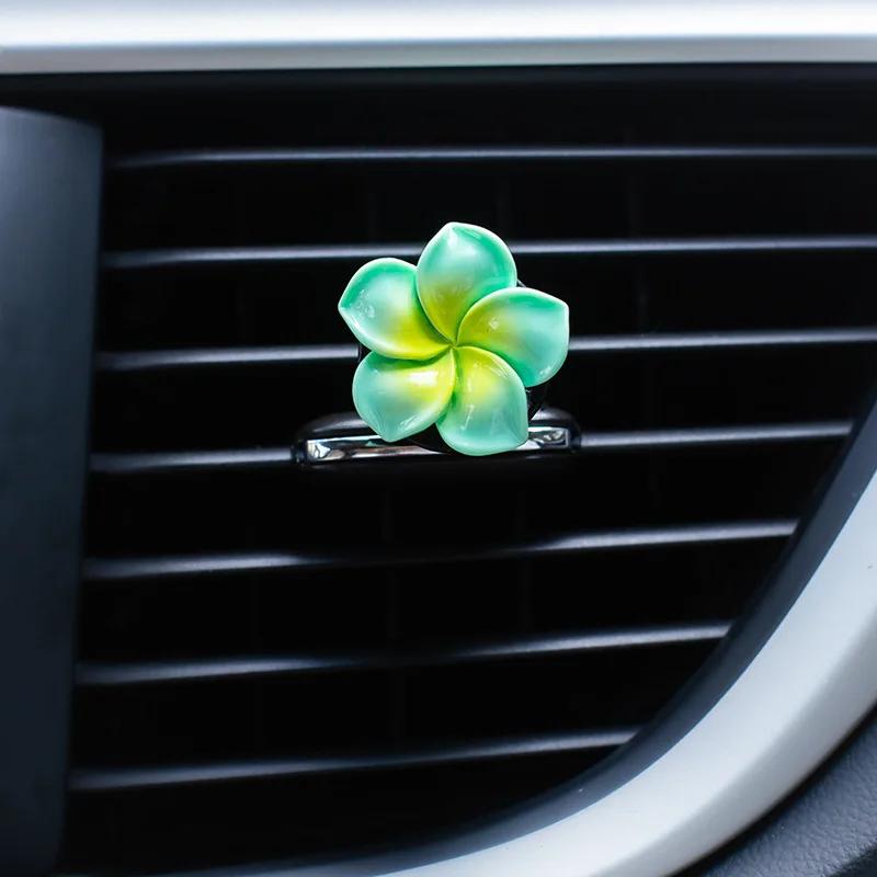 

Автомобильный воздуховод ароматерапия клипса смоляное яйцо цветок украшение ароматизатор клипса очиститель воздуха автомобильный воздуховод держатель аромата плюмерия