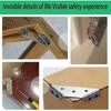 2/10/20/40/50pcs Thickened Stainless Steel Angle Code 90 Degrees Right Angle Fixed Bracket Furniture Connectors