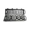 50KG Adjustable Painted Dumbbell & Barbell Set with Rubber Bar Rod