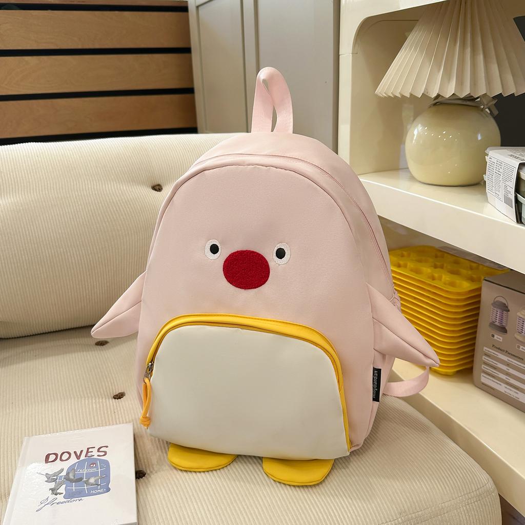 Schoolbag wholesale, kindergarten small schoolbag, cute chick, mini parent-child travel snack bag, INS cartoon children's backpack
