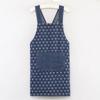 Portable Thick Washed Denim Apron Oil-Proof Wear-resistant Kitchen Apron Breathable Cooking Apron Restaurant