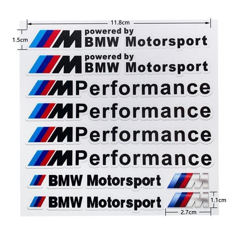 Car Decoration Strip Trunk Sticker Decals Decal For Bmw M Power Performance Logo E28 E30 E34 E36 E46 E60 E90 F84 F87 X1 X3 X5 X6
