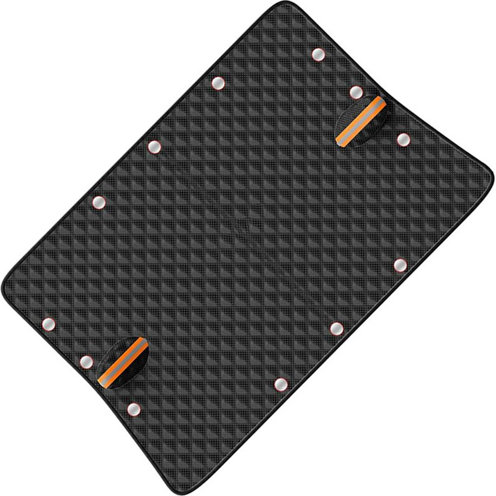 

Car Front Windshield Snow Cover Sun-Proof Anti-Frost Winter Windshield Protector with 12 Magnets Black