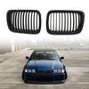 2Pcs Car Grilles Matte Black Auto Front Guard Grille 51138195152 51138195151
