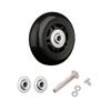 Suitcase Wheels Trolley Case Luggage Wheels Flexible Luggage Suitcase Swivel Wheels Mute Suitcase Replacement Wheels