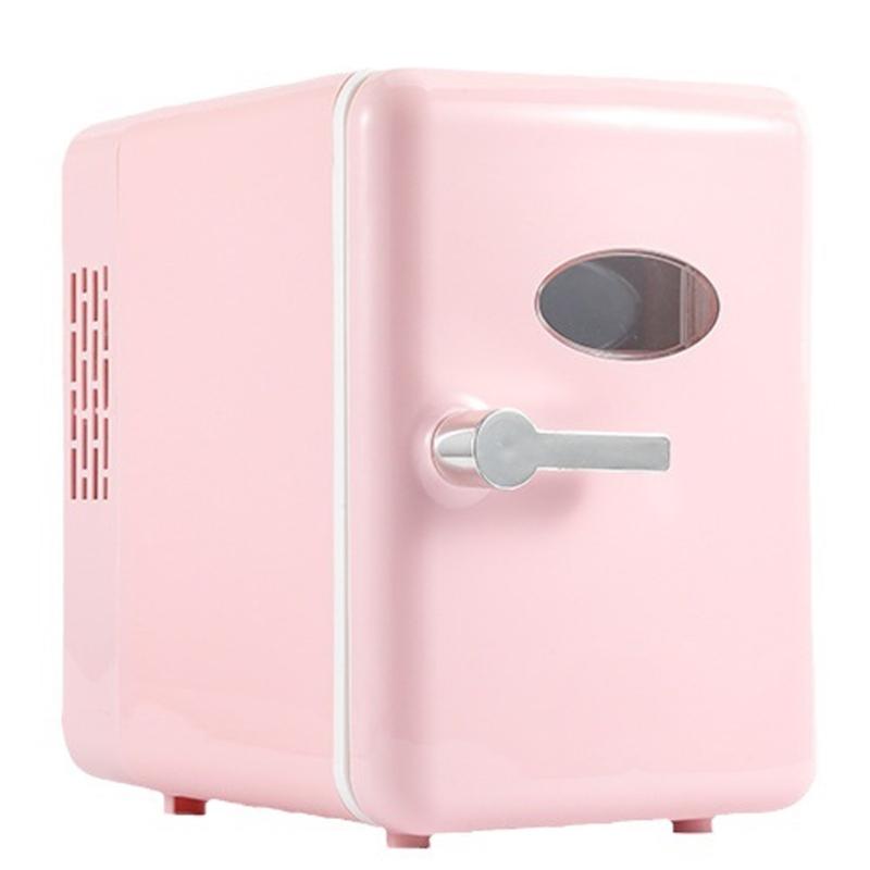 Mini-Kühlschrank für Körperpflege mit Halbleiterkühlung, Kosmetikaufbewahrung für Schreibtisch, Schlafzimmer und Fahrzeuggebrauch