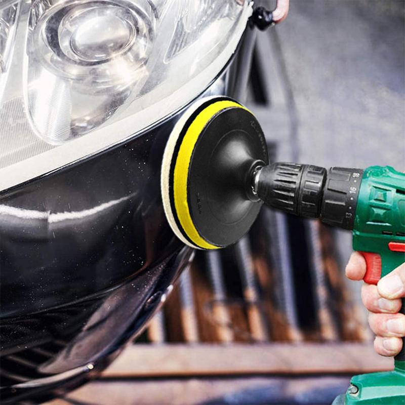Car Polish Pad Soft Imitated Wool Polishing Disc Car Waxing Polisher Car Pad Detailing Auto Cleaning Care Tools 3/4/5/6/7 Inch