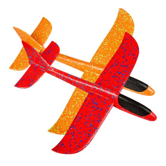 Large Foam Glider with Loop Roll Capability Hand Throw Airplane Toy for Kids Outdoor Flying Toy for Boys Girls Crash-Resistant Outdoor Toy for