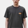 New Era Letter Logo Printed Short Sleeve T-Shirt Unisex T-Shirts Black 13546425