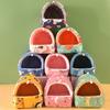 Cute Hamster House Winter Warm Soft Beds Mini Cage Small Animal Nest for Squirrel Nest Guinea Pig House Rodent Hedgehog Bed