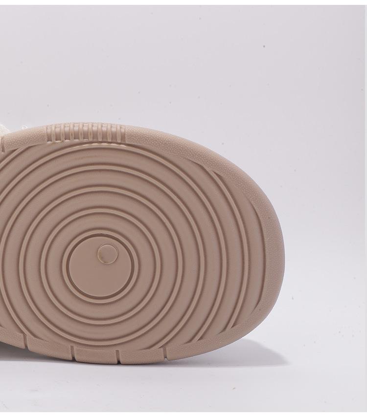 Women's White Sneakers 2025: Spring Versatile Thick-Soled Casual Shoes, BEBE529