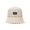 VARZAR VA Plate Crochet Bucket Hat Ivory
