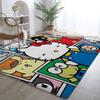 Cute C-hellokitty-S Floor Mat Pattern Printed Flannel Door Mat, Suitable For Bathroom, Living Room, Home Decoration