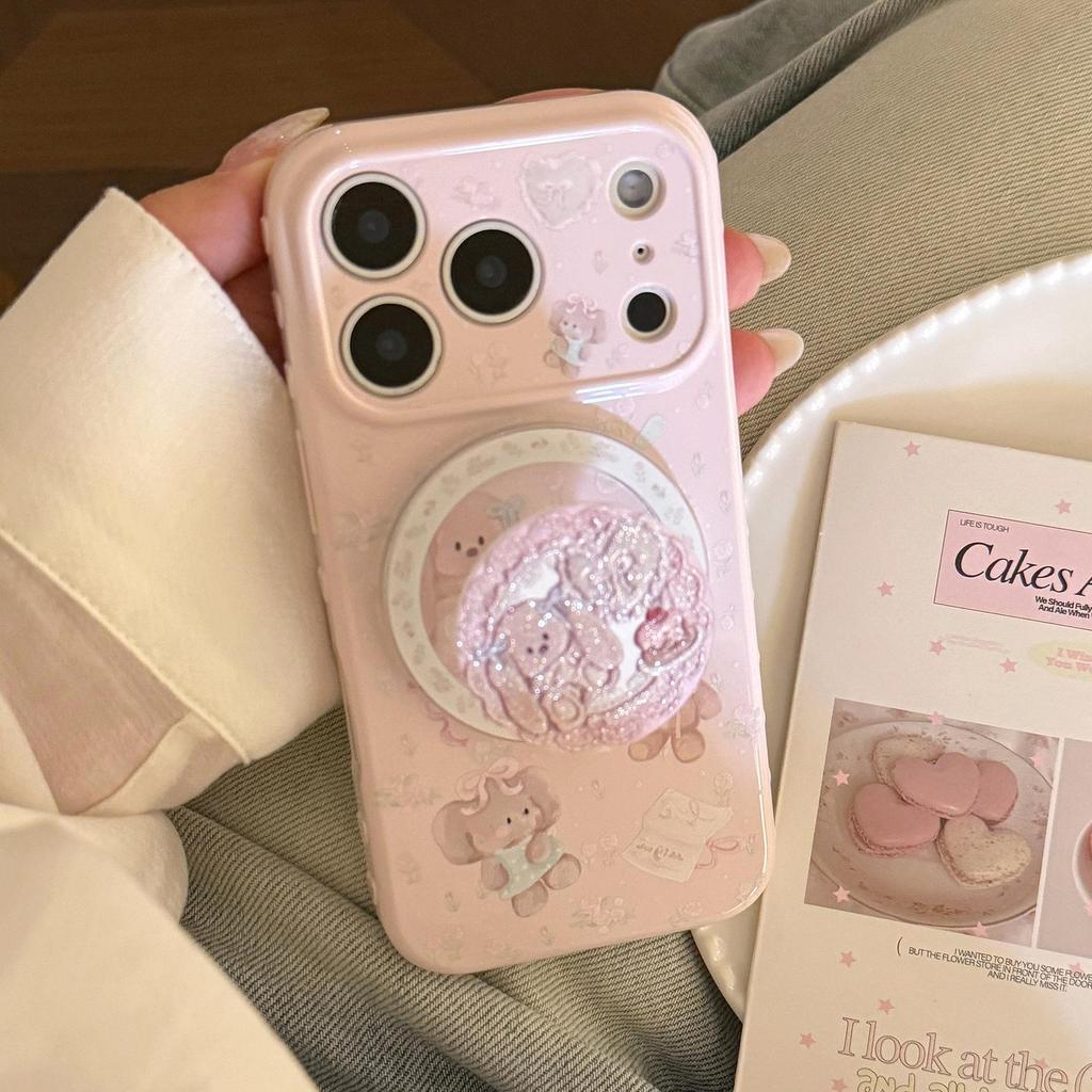 Glitter Magnetic Mount Phone Case for iPhone 16, iPhone 17, and iPhone 17 Pro Max