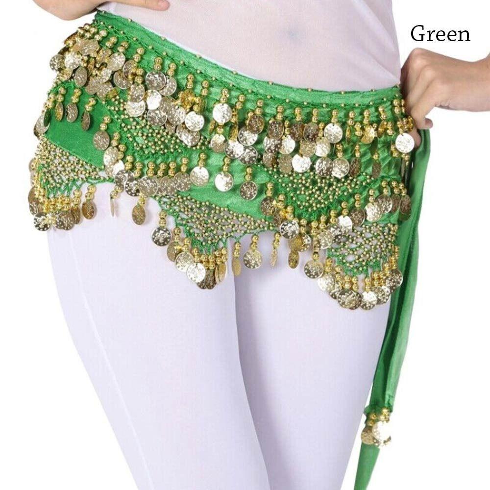 For Thailand/India/Arab Tassels Sequins Belly Dance Belt Waist Chain Hip Scarf Dancer Skirt
