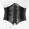Fashion Wide Belts PU Leather Slimming Body Shaping Girdle Belt For Women Elastic Tight High Waist Daily Wear