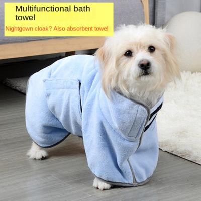 Pet Absorbent Towel Dog Cat Bath Towel Large Strong Absorbent Dry Bathrobe Supplies.