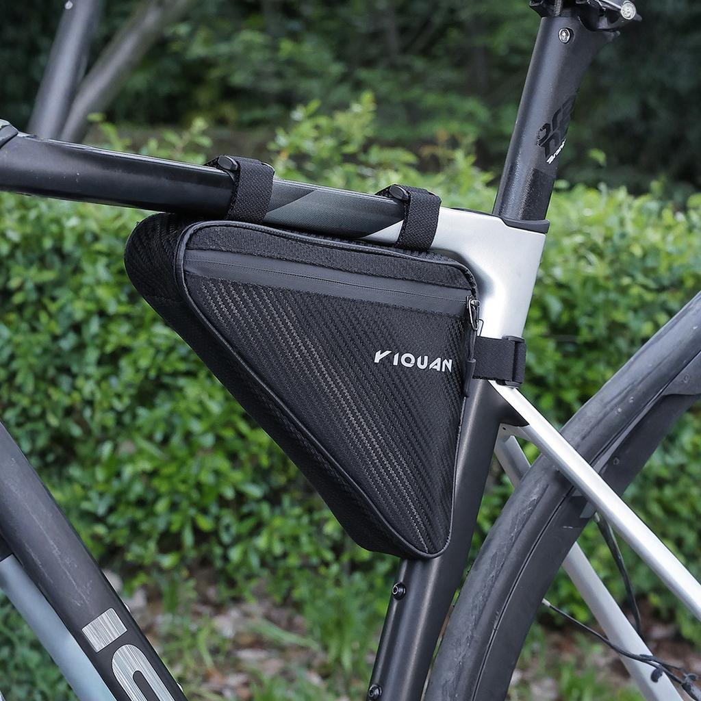 Large Capacity Triangle Frame Bike Bag Waterproof Mountain Road Bicycle Front Tube Storage Bag Cycling Equipment Frame Pack