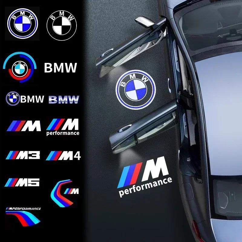 E90 2pcs For BMW M Car Door Logo Led Light 1 3 5 7 X1 X3 X5 X6 Z E81 E83 E87 E60 E61 E70 E71 E90 E91 F10 F20 F30 Accessories St