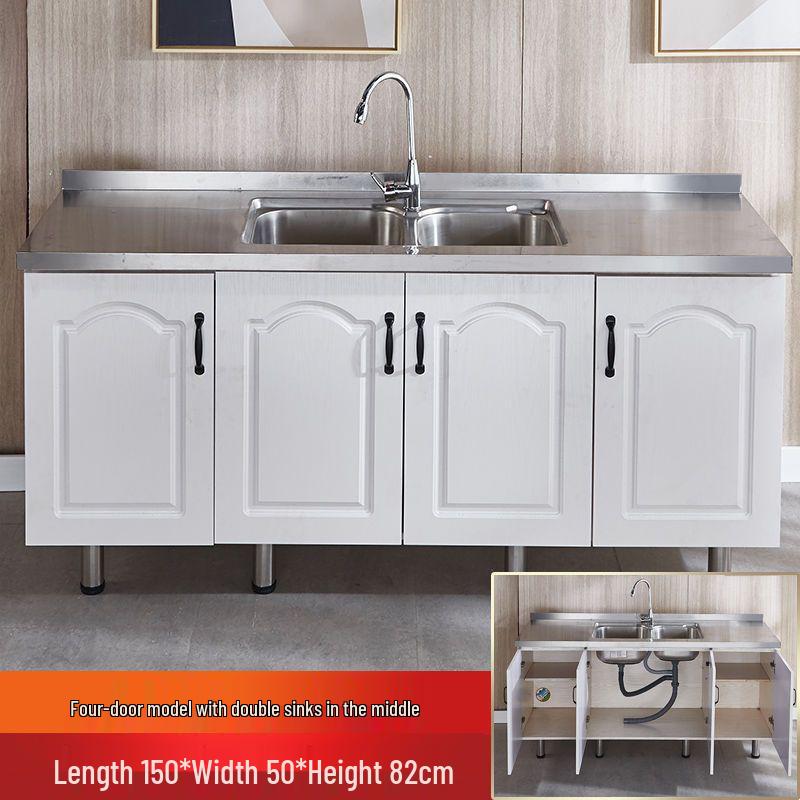 Economical Stainless Steel Kitchen Cabinet for Rental Homes