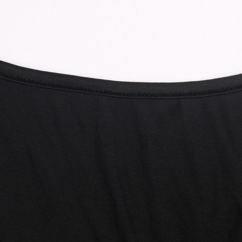 BITCED Sexy Wrap Hip Solid Colour Short Sleeve Dresses for Women