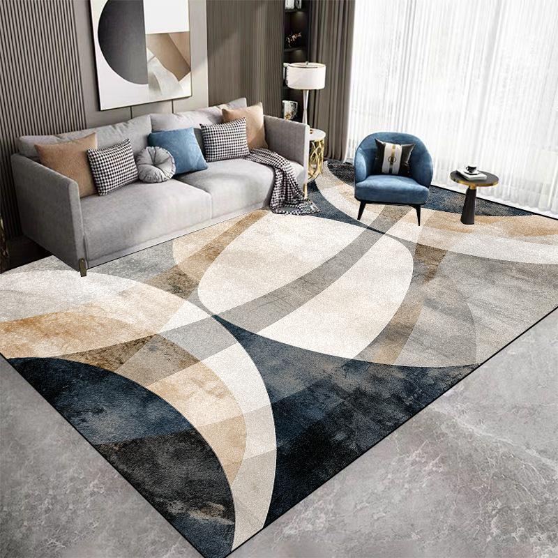 Easy Clean Large Area Carpet Living Room Abstract Decoration Sofa Area Rugs Washable Bedroom Balcony Non-slip Entrance Floor Mat