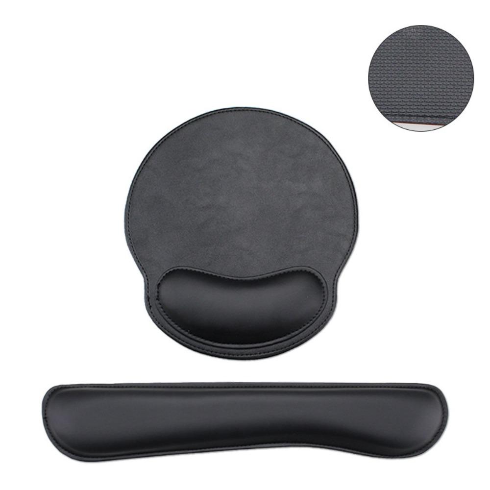 2Pcs/Set Non-Slip Ergonomic Mouse Pad Creative Wristband Mouse Mat Keyboard Hand Cushion  Desktop